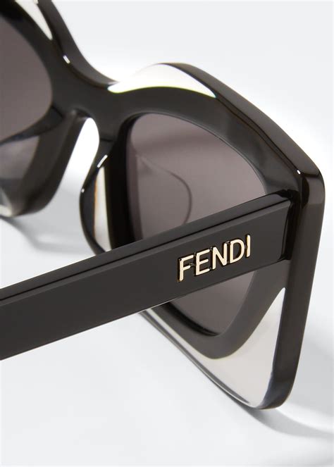 fendi clear glasses